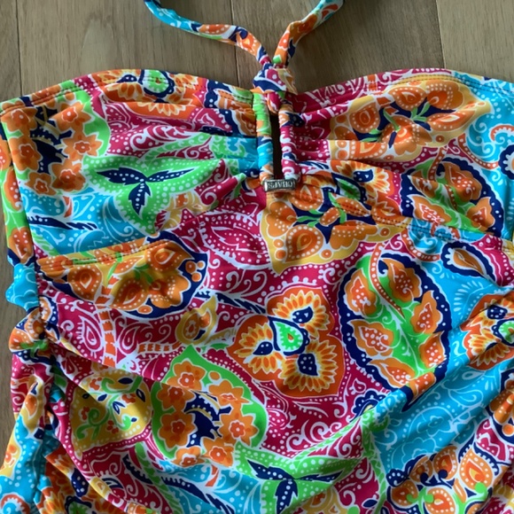 Chaps Tankini Top - 10 - Picture 2 of 3